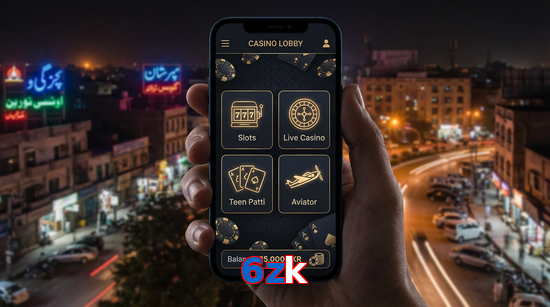 Main screen of 6Zk app page for PK players