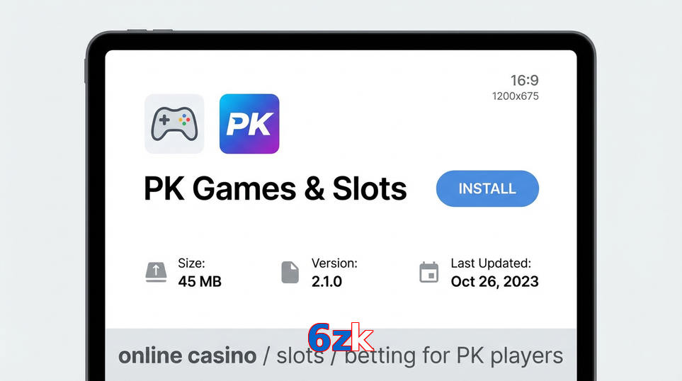 Game list for 6Zk gameapk section