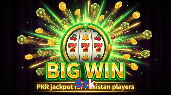 Big win animation on 6Zk slot game